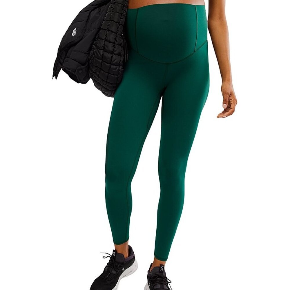 Free People x HATCH Leggings Maternity Green NWT L  Activewear - Picture 4 of 6